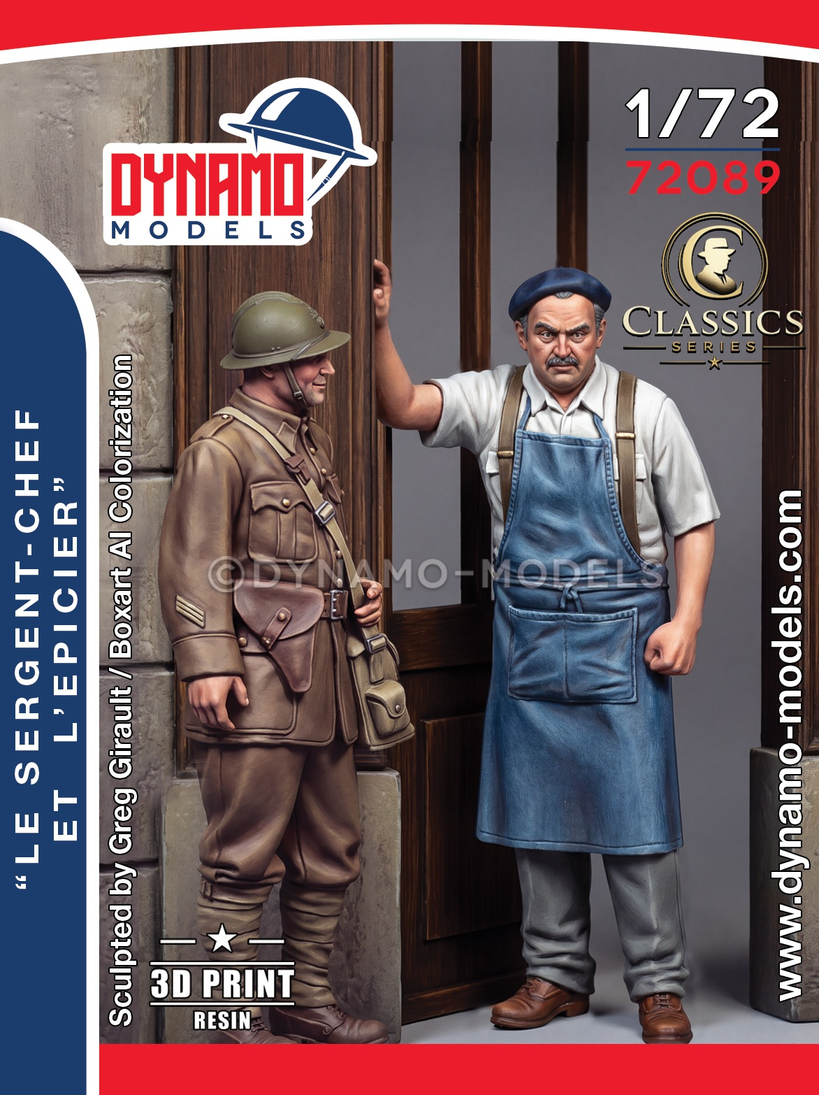 1-72-le-sergent-chef-et-lepicier-classics-series 1/72 ‘’ Le Sergent Chef et l’épicier ‘’ - Classics Series - Image 1