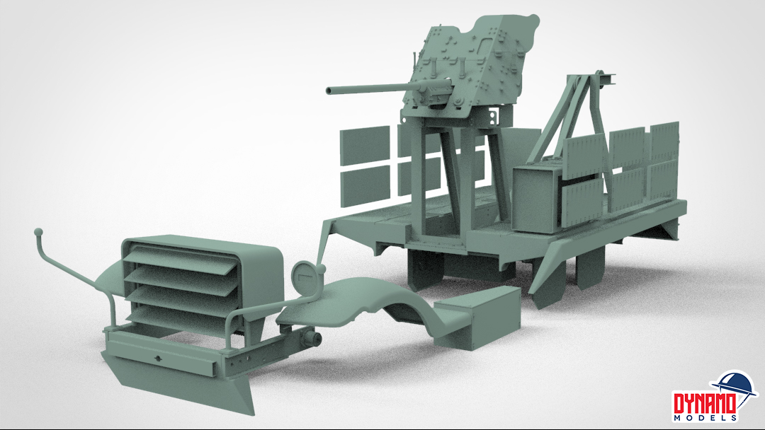 1-35-conversion-set-half-track-depaneuse-classic-series 1/35 “La Dépanneuse” – French Tow Truck Conversion Set - Classic Series - Image 1