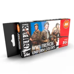 AK interactive 11633 – WWII French Uniform colors Set