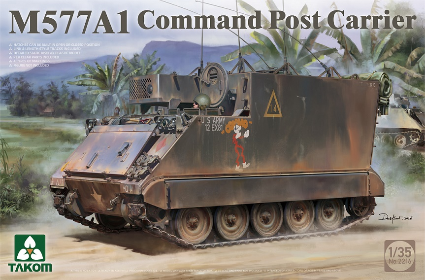 takom-2216-1-35-m577a1-command-post-carrier Takom 2216 – 1/35 M577A1 Command Post Carrier